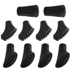 10 Pack Nordic Walking Pads for Hiking Poles, Walking Rubber Pad, Rubber…