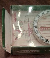Vintage Silva Hiking Orienteering Mapping Compass Polaris Liq Filled Type 7 NL