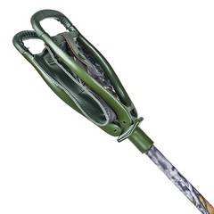 Camou Outdoor Walking Stick with Adjustable Seat Shooting Stick Hunting Stool