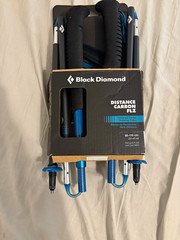 Black Diamond Distance Carbon FLZ Carbon Foldable Trekking Poles 95-110cm Pair