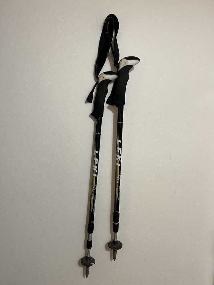 Leki Makalu Yukon Soft Antishock Super Lock 145cm Walking/Trekking Pole (Pair)