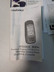 Lowrance iFinder H20c Handheld Mapping Gps Receiver W Manual Tested Works