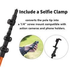 4-in-1 Trekking Pole – Hiking Pole Converts to Selfie Stick, Monopod, Tripod …