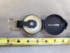 Vintage Compass Engineer Directional Black Textured Case. Display Diagonal 2″ In