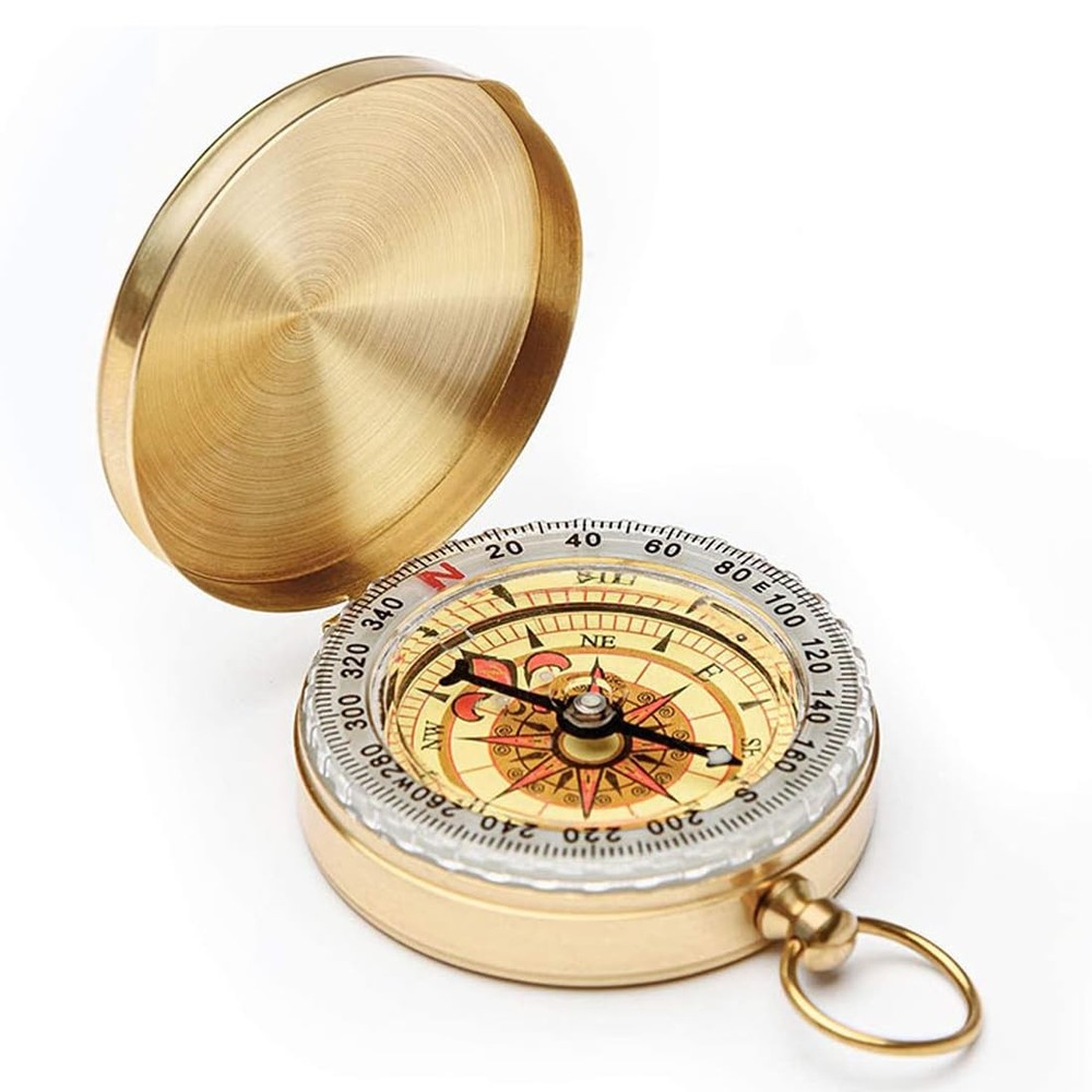 Compass Outdoor, Waterproof Compass, Compass Hiking Portable with Luminous Digit…