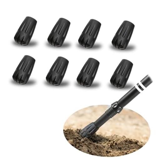 Trekking Pole Tips – Walking Sticks Replacement Tip Protectors – 11mm 8pc Pack