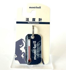 mont-bell Zippo Gauge Keychain Blue 1827646 Thermometer Japan New