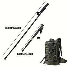 2X Trekking Poles Nordic Walking Sticks Adjustable Anti-shock Hiking Alpenstock