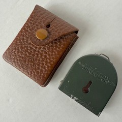 Vtg ORIGINAL BEZARD military COMPASS by LUFFT Germany METAL body LEATHER CASE