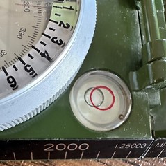 Konus 4075 Konustar-11 Metal Compass, Liquid Filled w/ Clinometer, Green Italian