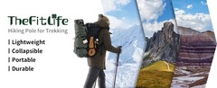 Collapsible Trekking Poles for Hiking – Lightweight Folding Walking Sticks for