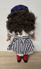 Doll Vinyl Doll Simba 46cm Sleep Eyes Maritime Vintage Excellent Condition