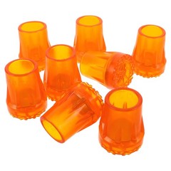 8 Pcs Underarm Crutch Foot Pads Tips Accessories Cane Replacement