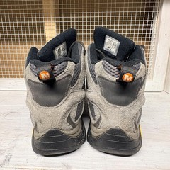 Merrell Moab 2 Men’s Hiking Boots Size 9 Vibram Sole Gray Mesh Suede