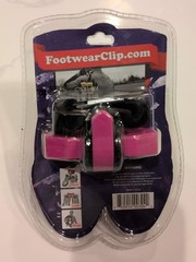 Klitch Footwear Clip Shoe Bag Travel Hanger Sneaker Cleat Carrier Holder Purple