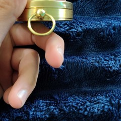 Gold Metal Analog Pocket Compass with Lid Cover, Direction, Hiking