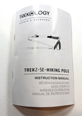 Trekology Trek-Z SE Green Cork Grip Folding Trekking Pole w/ Bag
