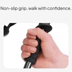 Aluminum trekking pole, antivibration