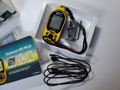 DELORME EarthMate GPS PN-20 Orig. Box & Accessories Travel Hike ~ Works Great!