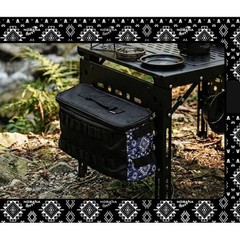 Hanging Camping Organizer with Detachable Carry Bag 36 12 17cm Oxford Fabric