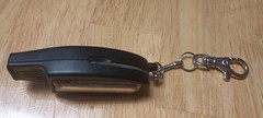 Directional Lightweight Pocket Compass Temperature Key Chain Magnifying