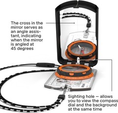 Silva Expedition S Compas | Night-Enabling Luminous Markings | Perfect for Navig