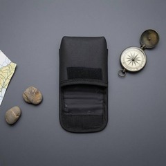 Compass Pouch Black Top-Cover-Top Pouch Small