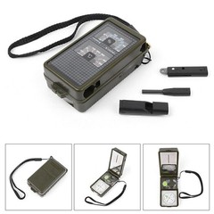 For Survival Military Camping Outdoor Hiking Kit 10 in 1 Multi-function Compass