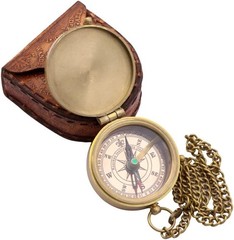 RII to My Husband I Love You, Brass Compass Engraved Gifts for Men, Bronze Gi…