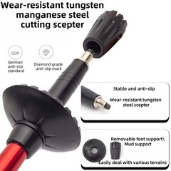 Portable Adjustable Folding Trekking Pole – Lightweight Hiking & Mountaineering