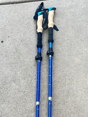 Set of Team Jaunty Folding Trekking Poles 120-135CM .. 75A