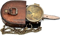 Military Compass for Hiking and Survival- Waterproof Brass Nautical Pocket