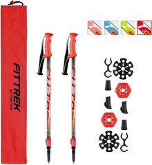 Hiking Poles Kids Ultralight Nordic Walking Sticks Telescopic Child Trekking