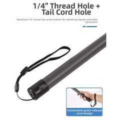 For insta360 X4 Compatible Carbon Fiber Selfie Rod 1.5m Seven Section 134g