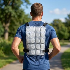 Cooling Vest for Athletic Outdoor Activities with Multi-Compartment Design