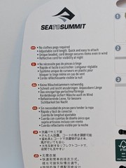 Sea to Summit Lite Line Clothesline Compact Travel Clothes Hanger No Pins Needed