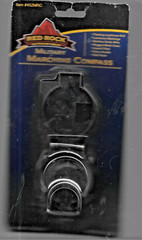 NEW Old Stock RED ROCK Outdoor Gear Plastic Lensatic Compass, Black, – FREE SHIP