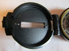 Vtg. Black Engineer Directional Compass camping