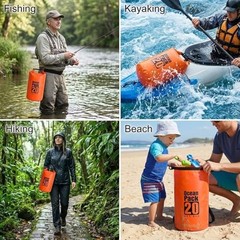 Floating Waterproof Dry Bag/10L/1/20L for women-Lightweight&Small 5L ORANGE