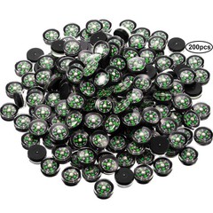 200 Mini Black Survival Compasses – 200pcs Oil Filled Button Compass for Camping