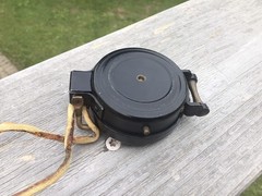 Vintage LENSATIC Compass – JAPAN – Use for Hiking Direction Etc.