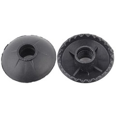 Black Pole Basket 12x Pole Round Snow Ski Mud Basket Hiking Walking Stick