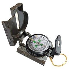 Multifunctional Military Compass, Amy Green, Waterproof and Shakeproof,