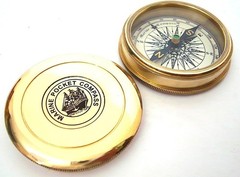 Nautical Brass Marine Compass Robert Frost Poem Compass Lot of 25 Piece Compass