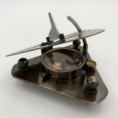 Solid Brass Captain’s Nautical Sundial Compass