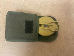 VTG 1980s Engineer Portable Outdoor Navigation floating Compass metal case