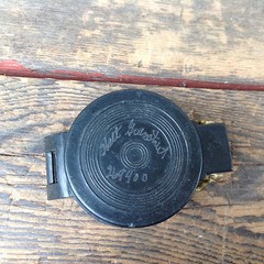 Vintage Precise Pathfinder Engineer Lensatic Compass Taiwan