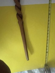 African Hand Carved Walking Stick 38 1/2 Inches Tall