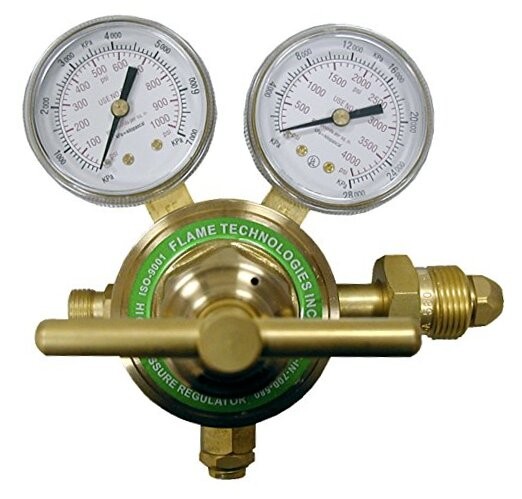 High-Pressure Piston Regulator for Inert Gases, Regulator for Nitrogen and