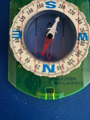 BRUNTON Classic Compass Optic Green Baseplate Map Compass With NRA Logo